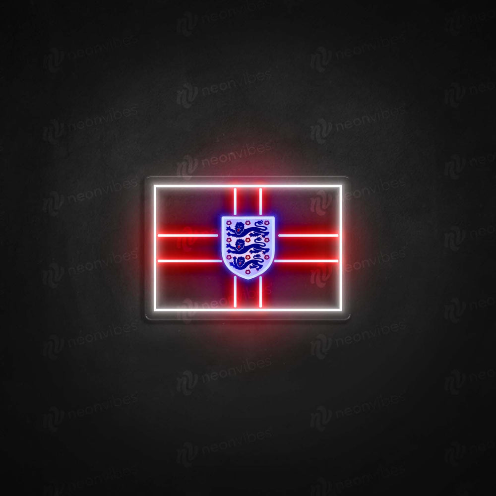 England Flag V1 neon sign