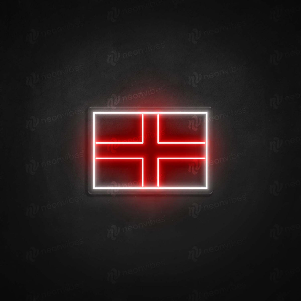 England Flag V2 neon sign