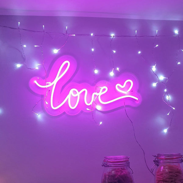 Love Heart LED Neon Sign - Neon Vibes® - Neon Vibes® neon signs