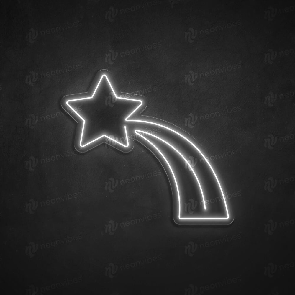 Shooting Star neon sign