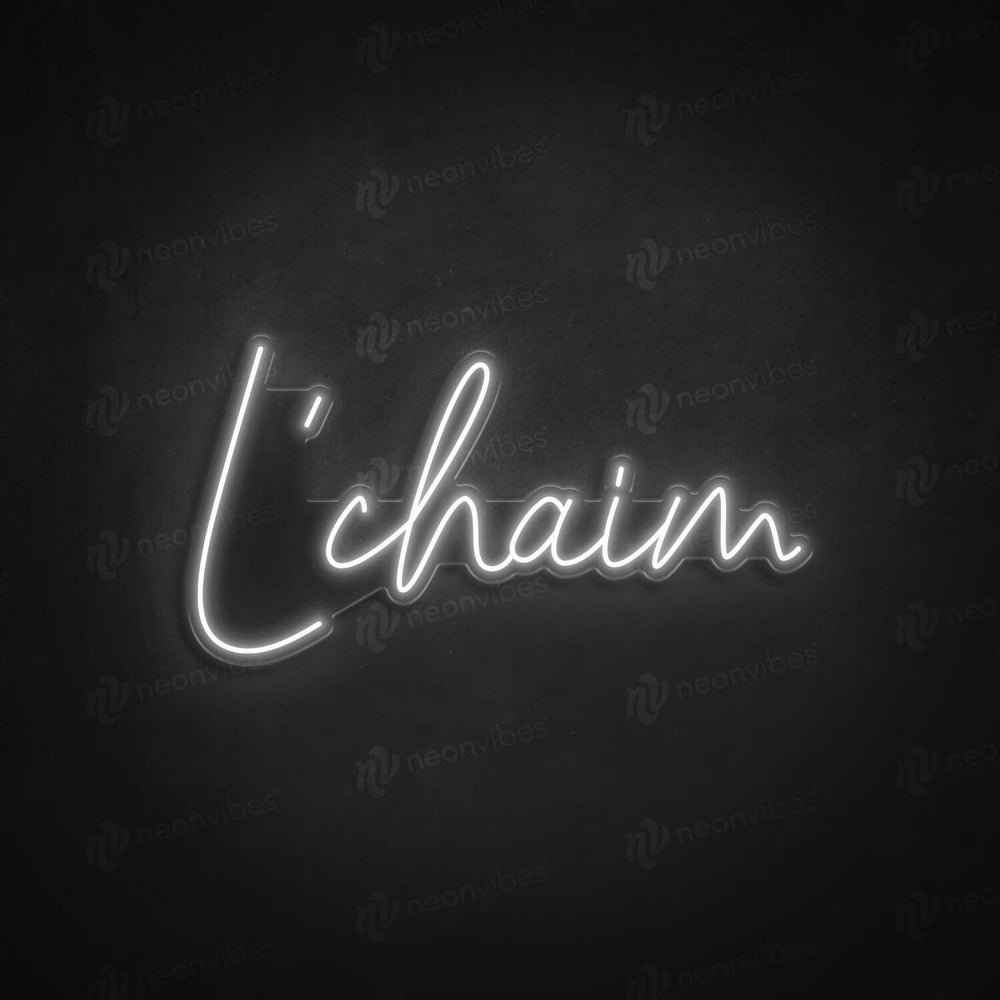 L'Chaim neon sign