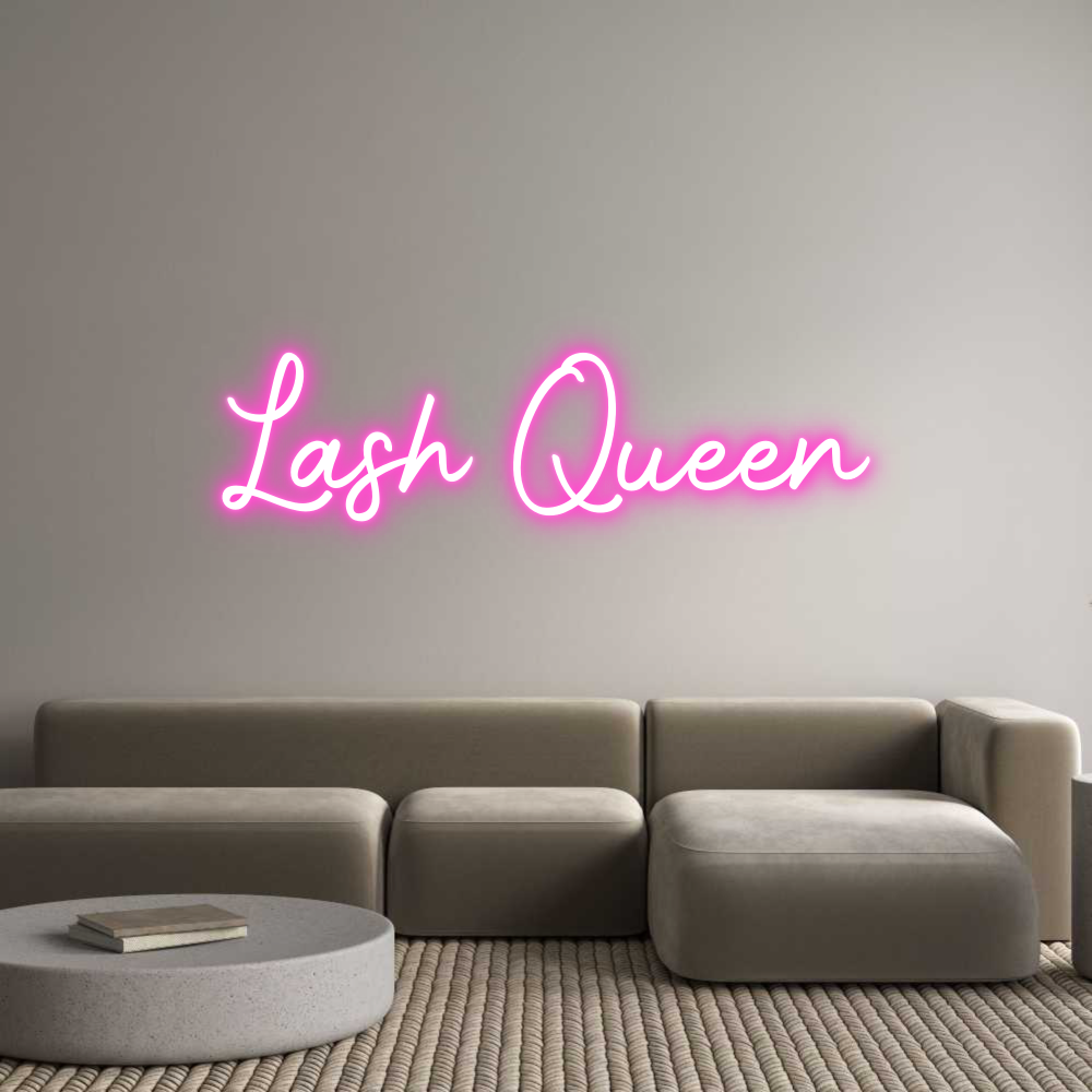 Custom Neon: Lash Queen