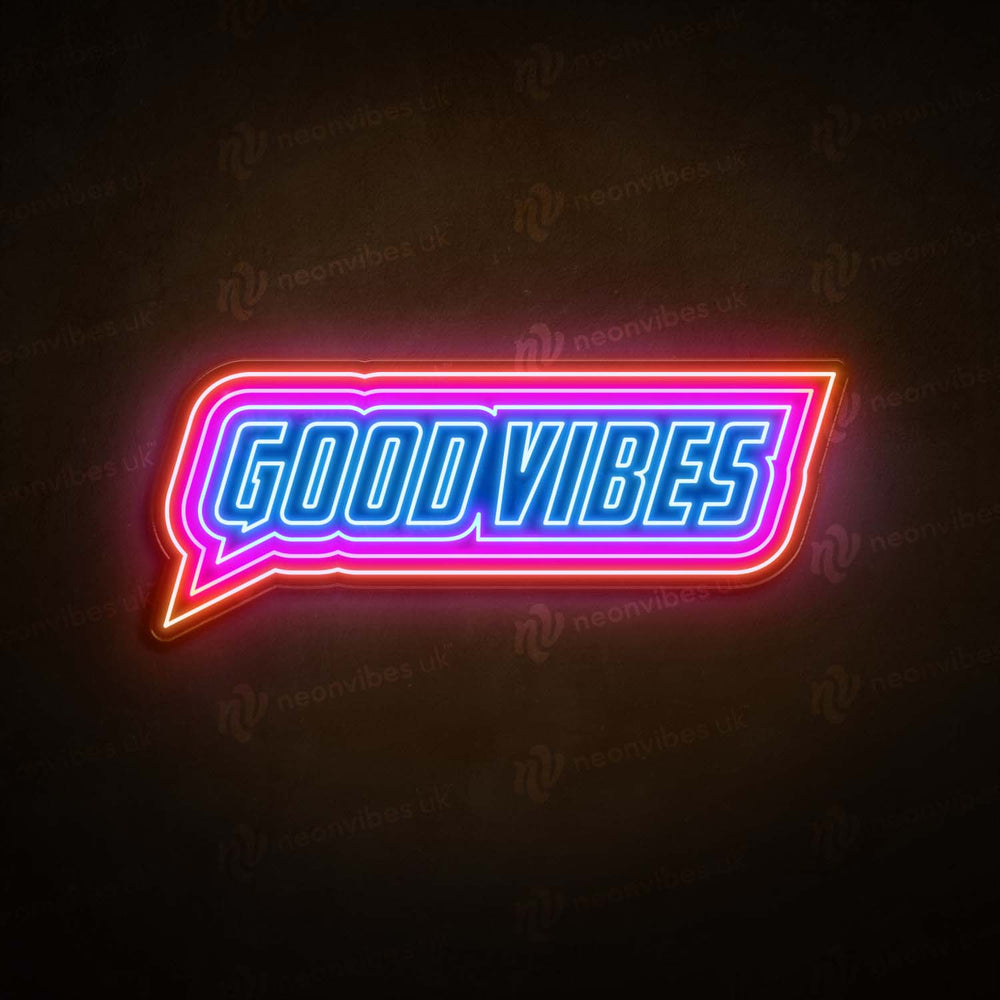 Good vibes neon sign