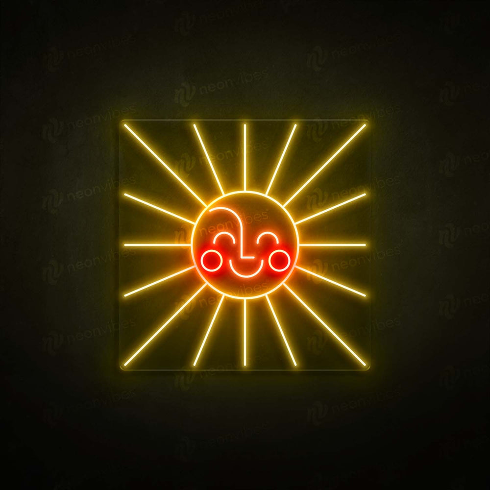 Happy Sunshine neon sign