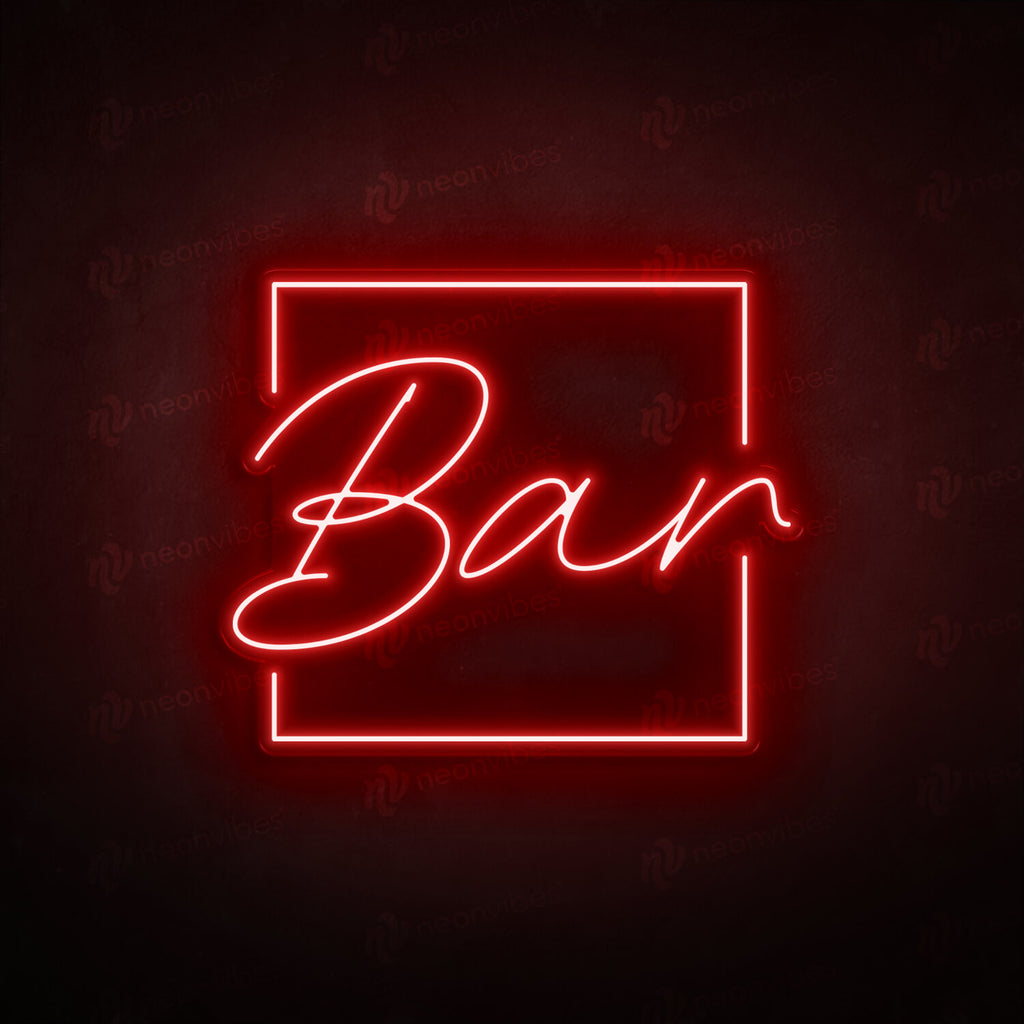 Bar neon sign - V6