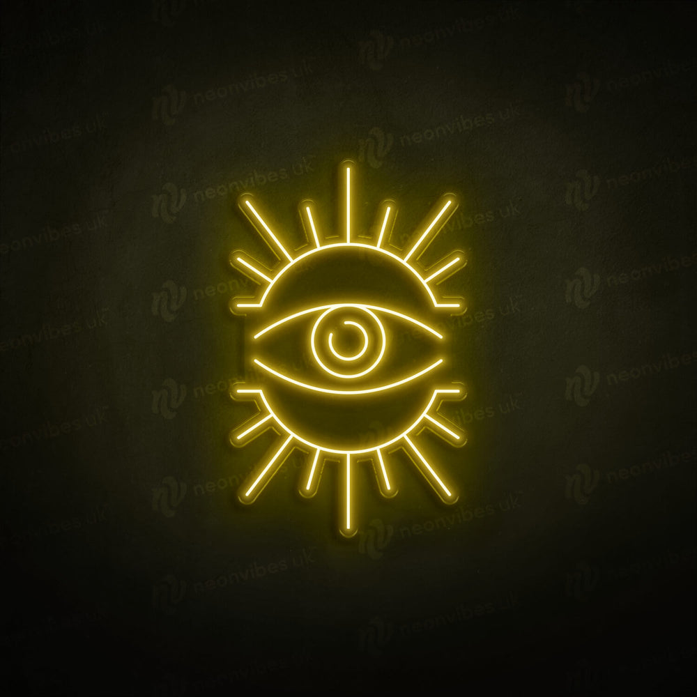 Eye neon sign