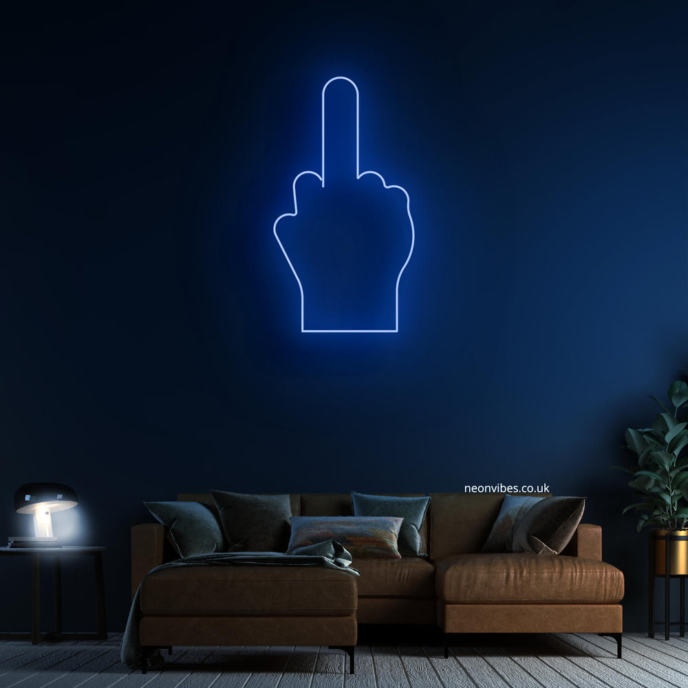  Flip Bird neon sign