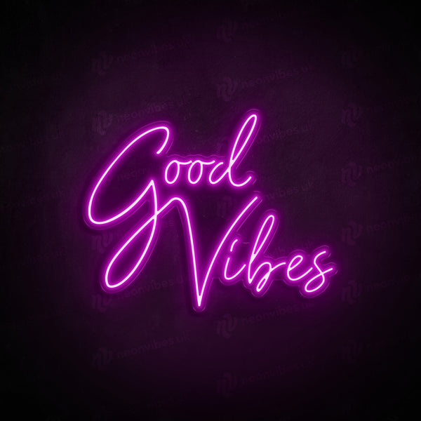 Good Vibes neon sign - Neon Vibes® neon signs