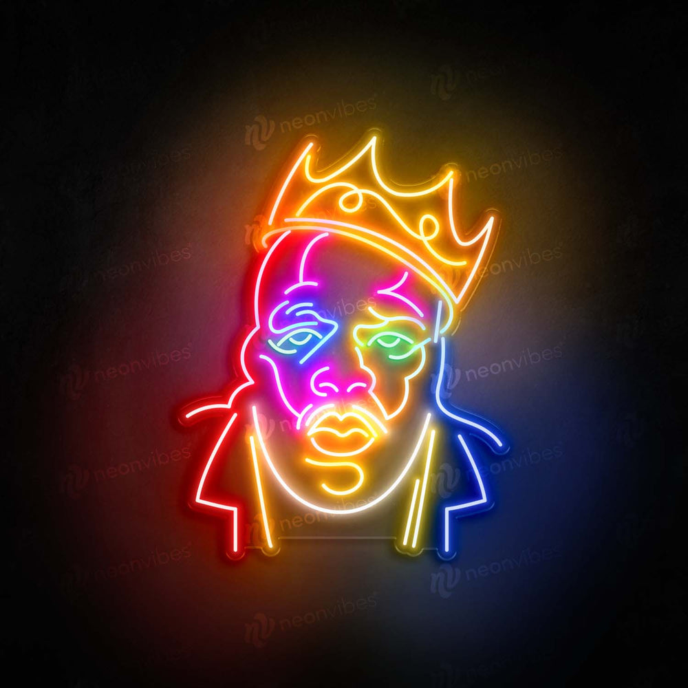 Biggie neon sign