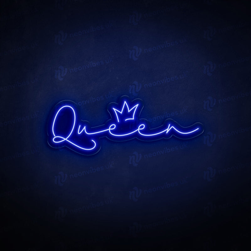 Queen & Crown neon sign - V2 - Neon Vibes® neon signs