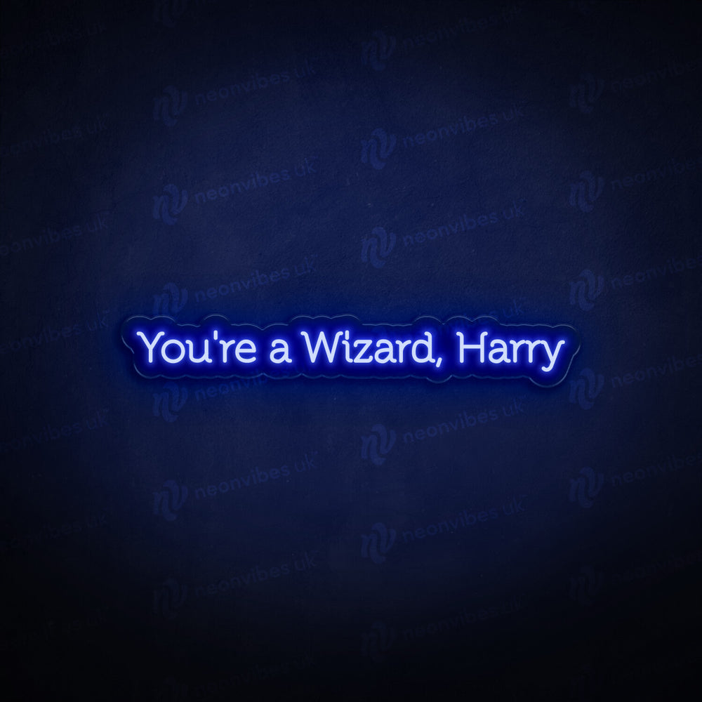 Harry Potter neon sign