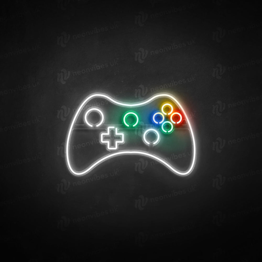Xbox controller neon sign